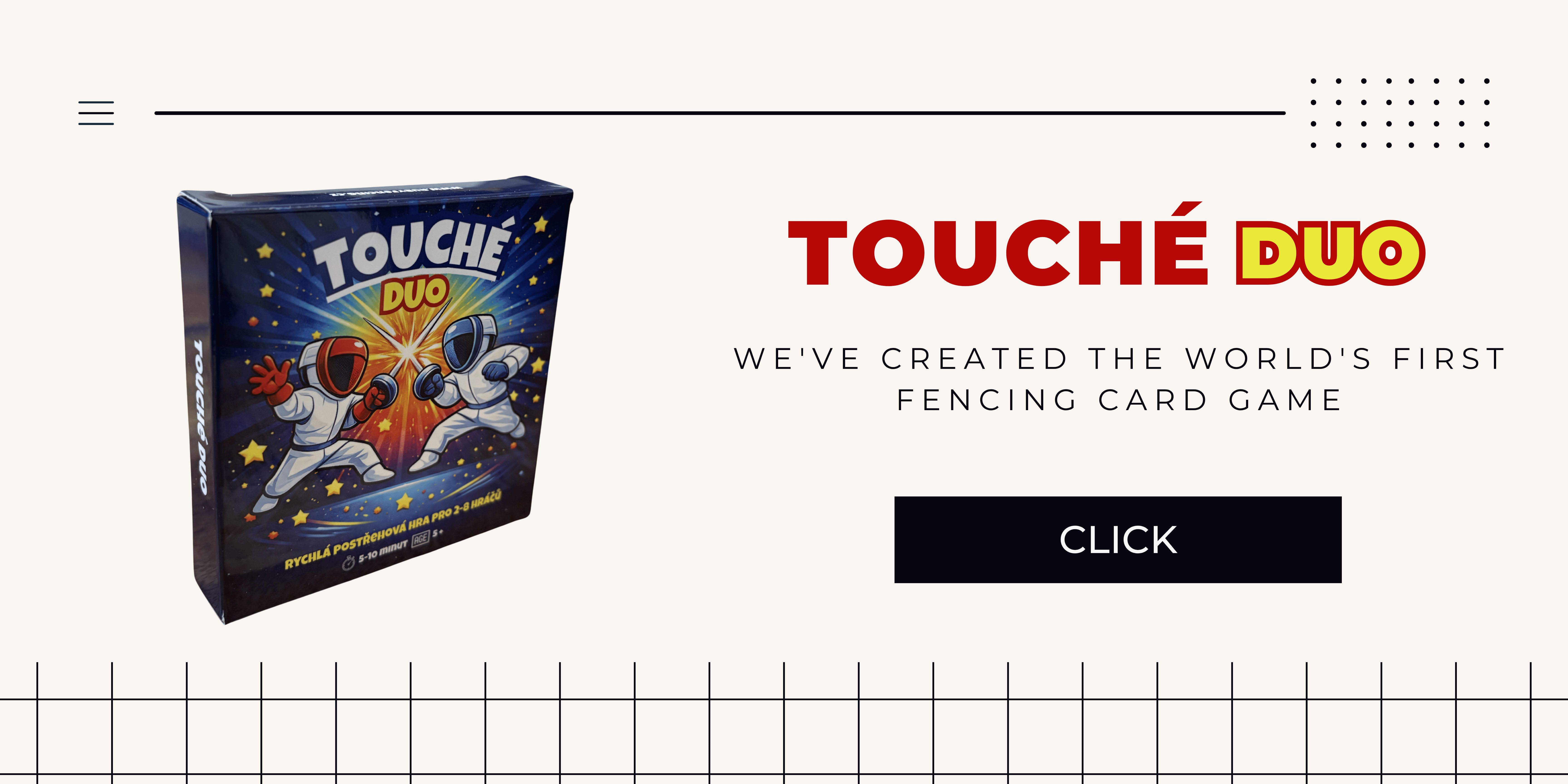 Fencing card game TOUCHÉ DUO