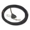 art.907 Cable 20m long with fencer end socket, for reel
